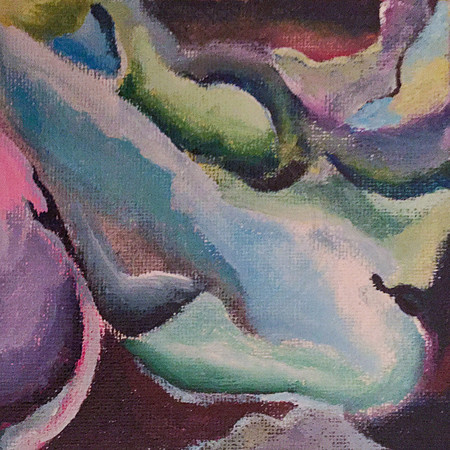Oil on Canvas  4"X4"