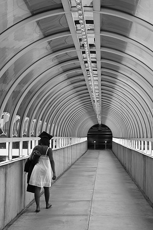 Graduate In Tunnel